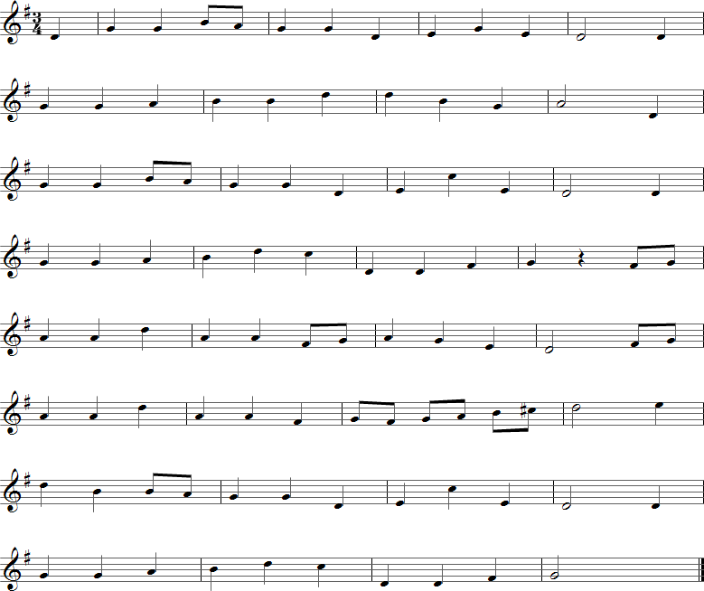 Flow Gently, Sweet Afton Sheet Music for Clarinet