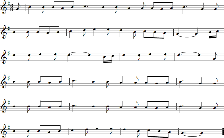 For He's a Jolly Good Fellow Sheet Music for Clarinet