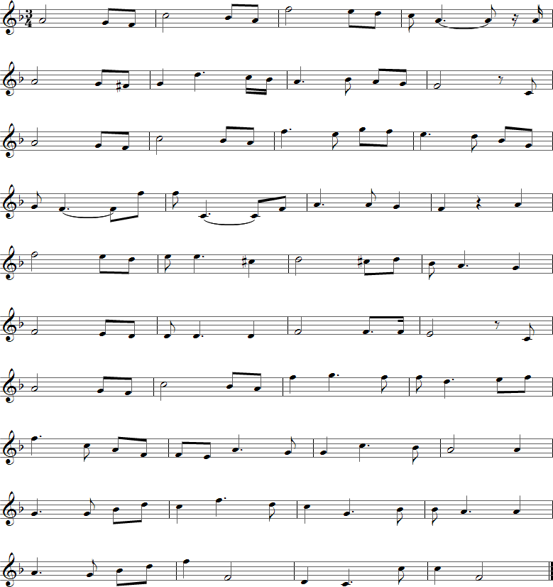 Kathleen Mavourneen Sheet Music for Clarinet